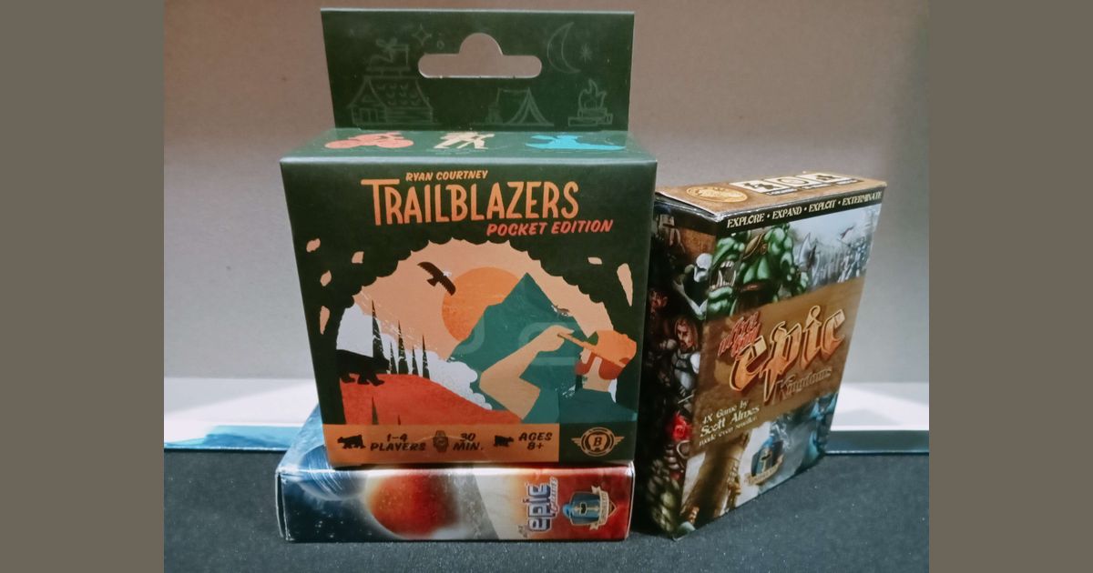 thumbnail image 2 of Cooperative Games Trailblazers (Pocket Addition), Board Games - Canada Travel Edition Board Game 2 of 14