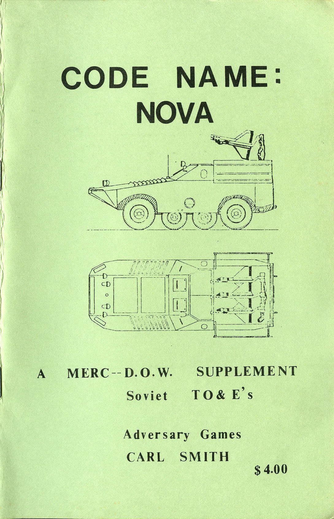 Code Name: Nova cover