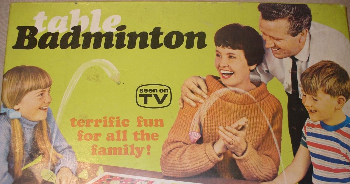 Table on sale badminton game
