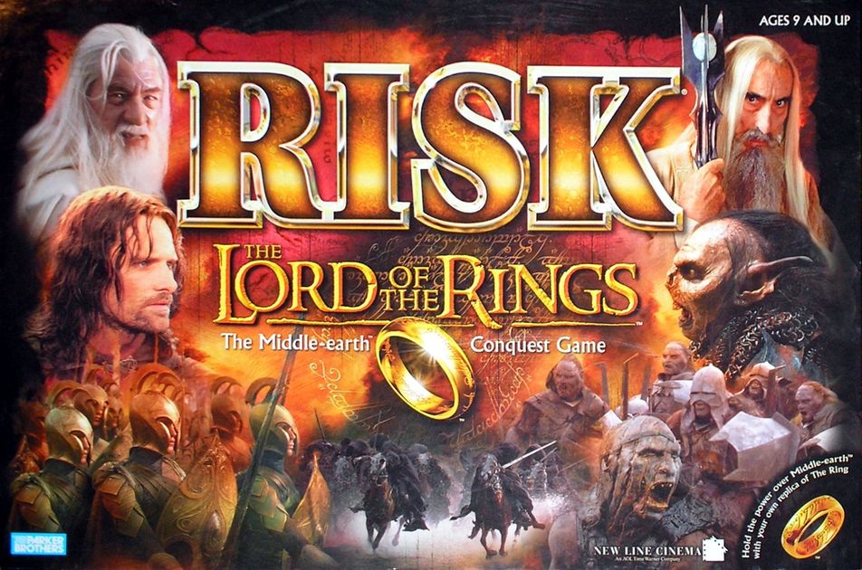 NOT COMPLETE GAME. Games Spares & Parts THE LORD OF THE RINGS RISK 