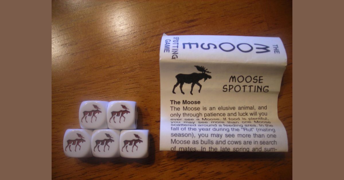 The Moose Spotting Game Board Game BoardGameGeek