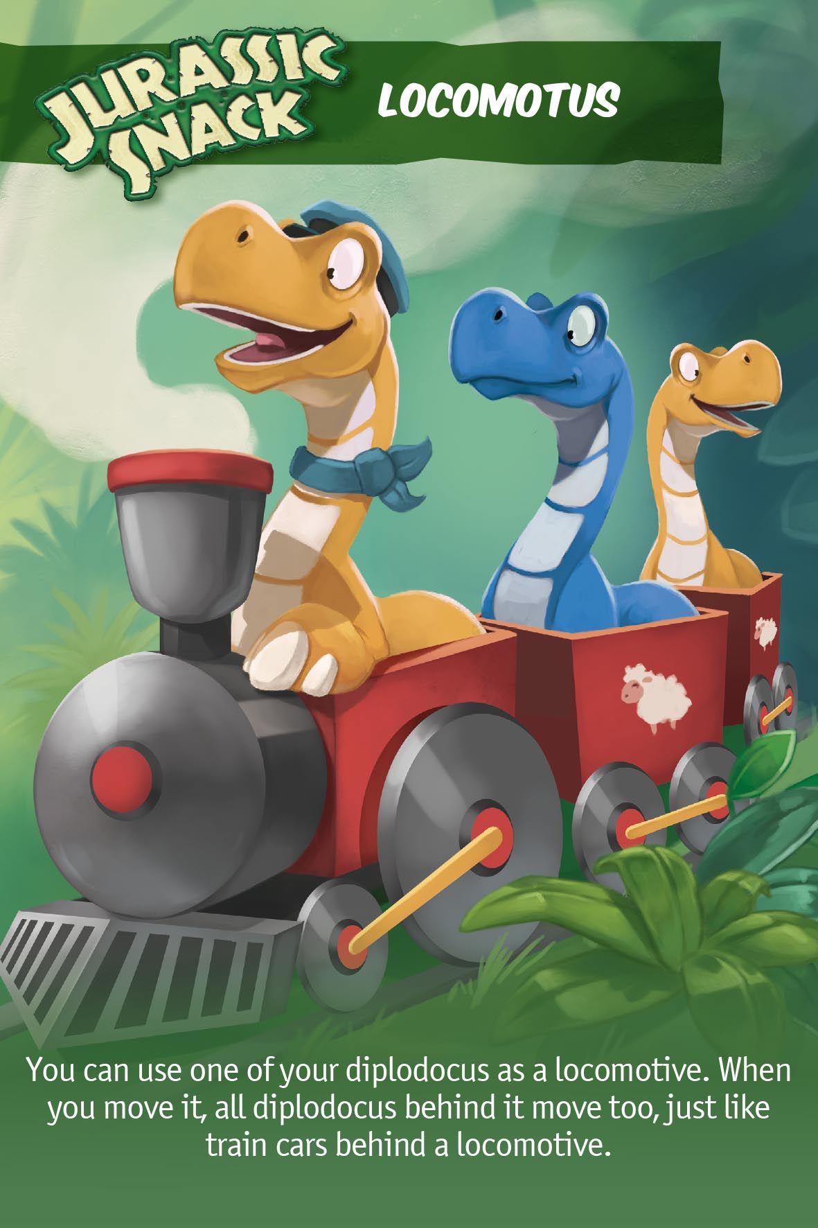 Jurassic Snack: Locomotus Promo Card
