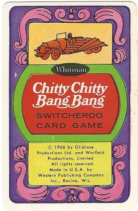 Chitty Chitty Bang Bang Switcheroo Card Game