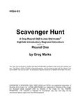 RPG Item: HIGA-03: Scavenger Hunt