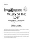 RPG Item: KET2-06: Valley of the Lost