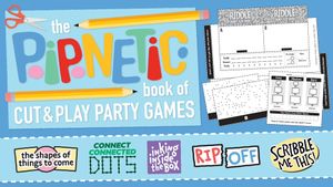 The Pipnetic Book of Cut and Play Party Games: Drawing Edition