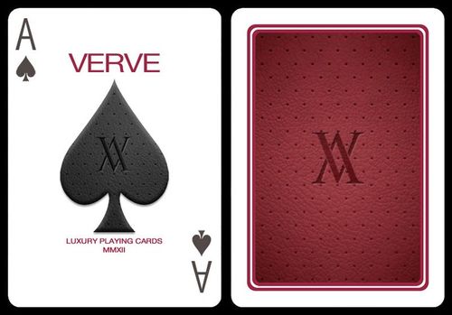 VERVE RED LUXURY DECK PLAYING CARDS THE ELAN ROUGE & USPCC BICYCLE MAGIC TRICKS