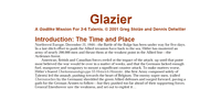 RPG Item: Glazier