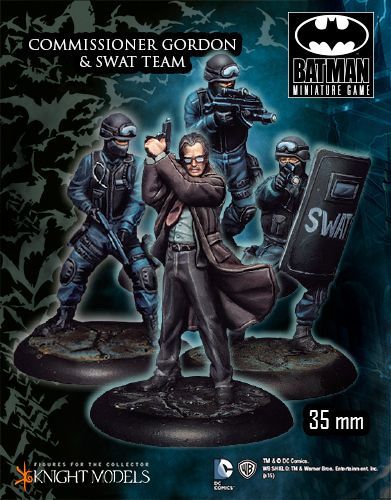 Batman Miniature Game: Commissioner Gordon & SWAT Team