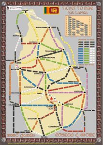 Sri Lanka (fan expansion for Ticket to Ride)
