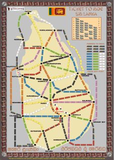 Sri Lanka (fan expansion for Ticket to Ride)