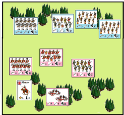 The Wilderness Ablaze: A Solitaire Game of the French and Indian War
