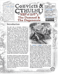 RPG Item: Convicts & Cthulhu: Ticket of Leave #05: The Damned & The Degenerate