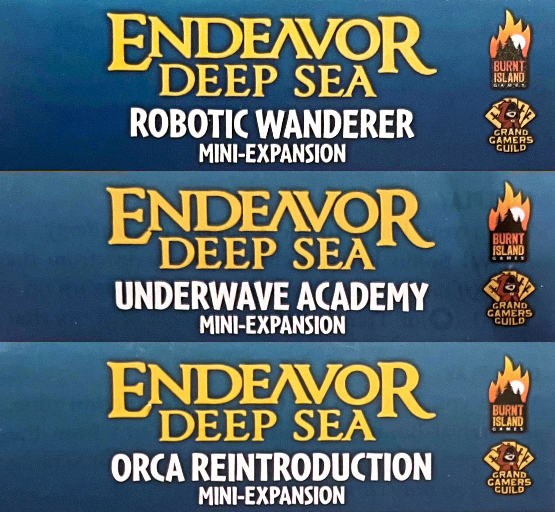Endeavor: Deep Sea – Orca Reintroduction, Underwave Academy, and Robot Wanderer Mini Expansion