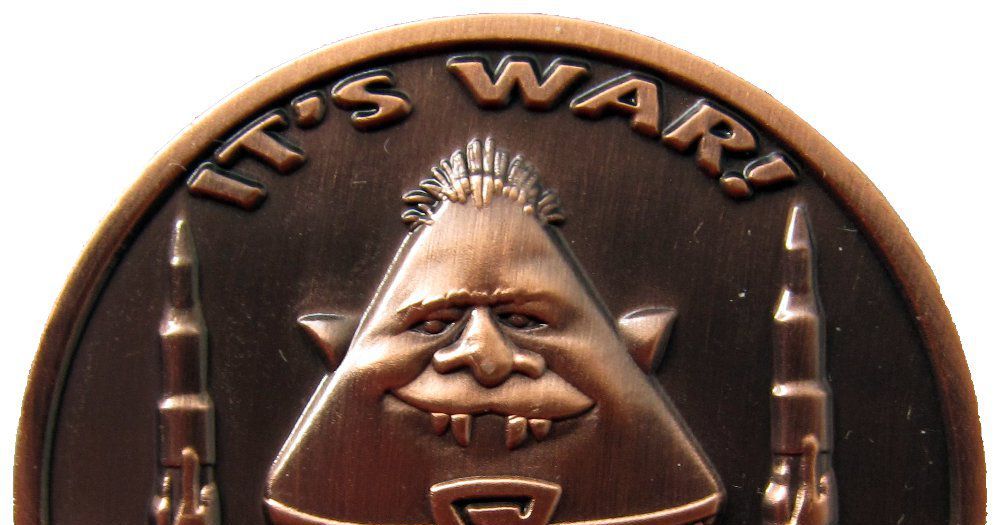 Nuclear War Peace/War coin Board Game Accessory BoardGameGeek
