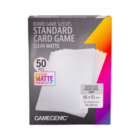 Standard Card Game Clear Matte: 66x91mm