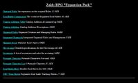 RPG Item: Zoids RPG Expansion Pack