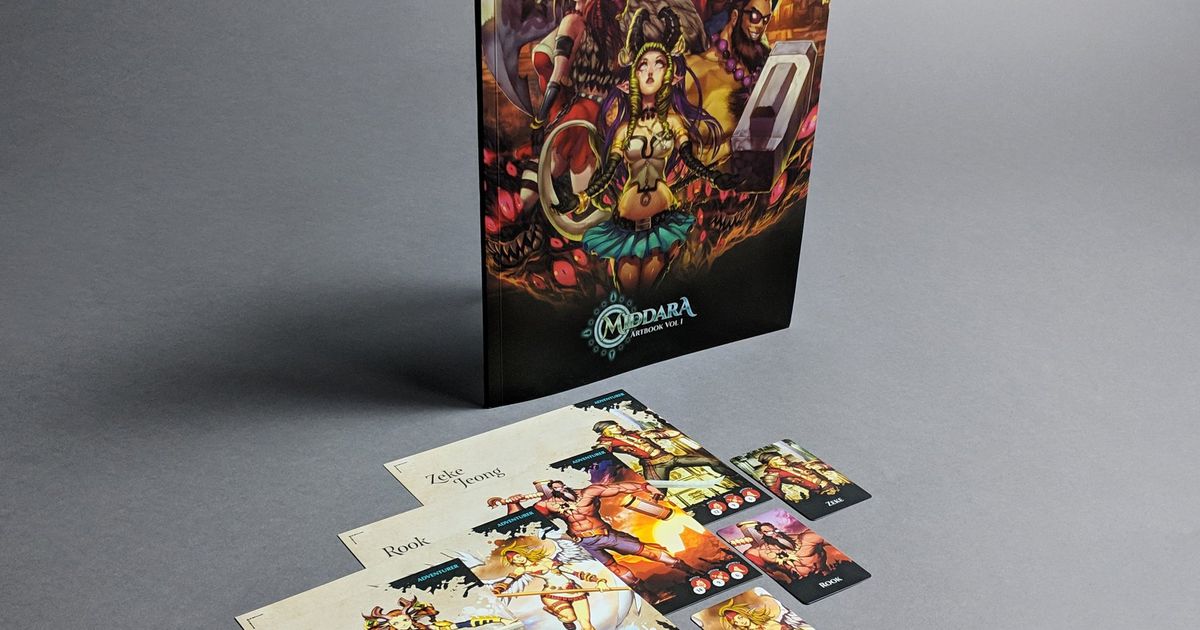Middara Alternate Art Adventurer Cards Board Game Accessory