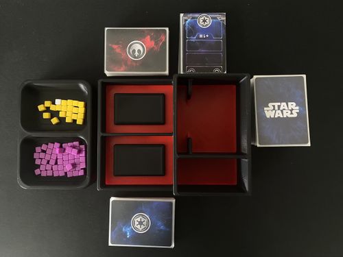 star wars deck building game card sleeves Star Wars: Unlimited Art Sleeves Card Back Black