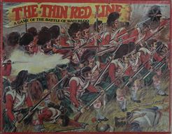 The Thin Red Line: A Game Of The Battle Of Waterloo box art