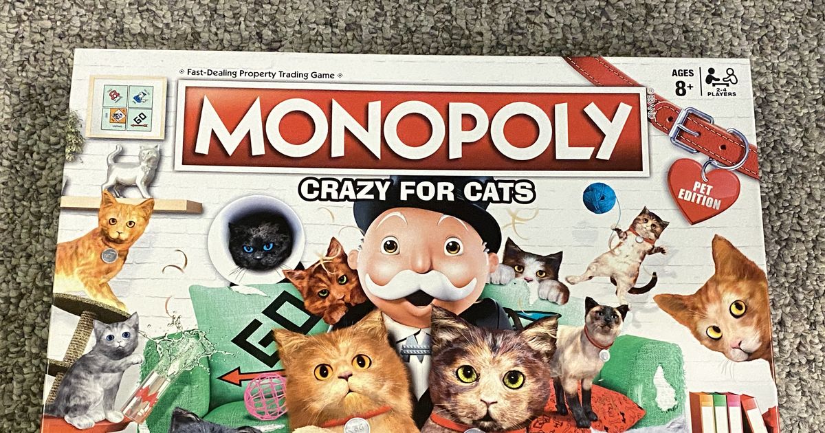 Monopoly Crazy For Cats Board Game BoardGameGeek