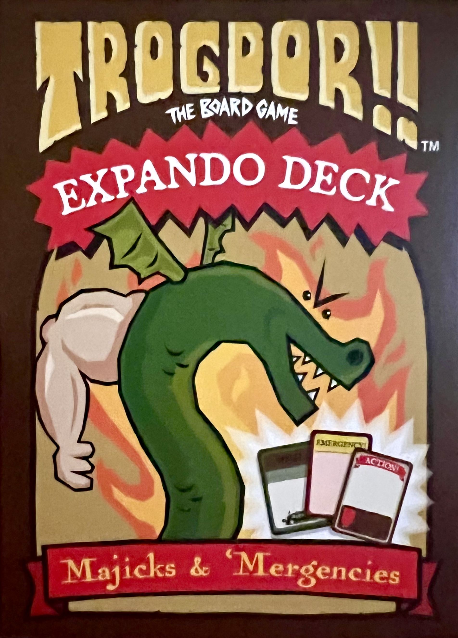 Trogdor!!: The Board Game – Expando Deck: Magicks and ‘Mergencies box art