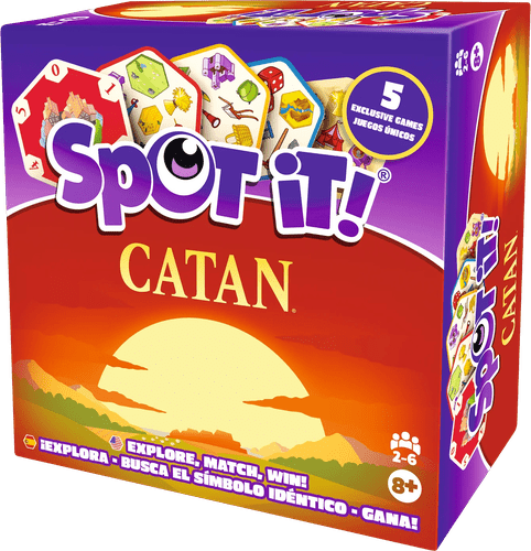 Caja del juego Spot it! Catan