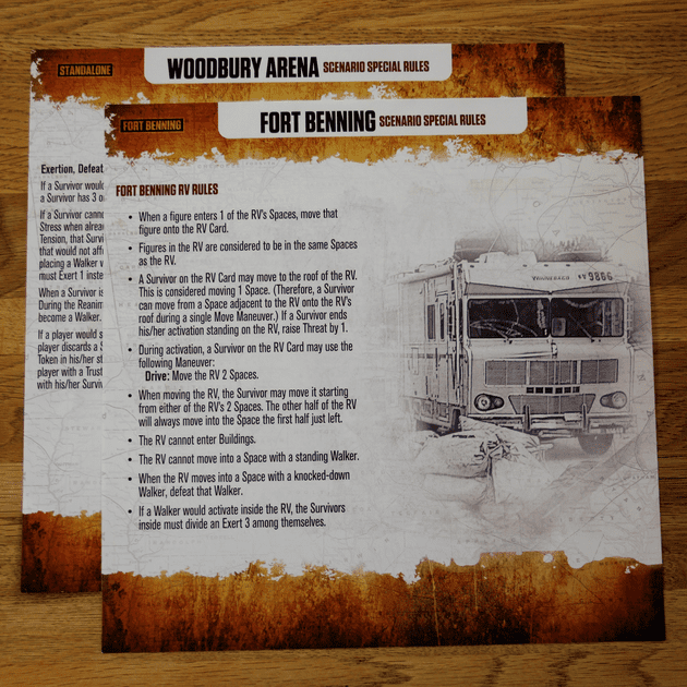 Details about   DOUBLE SIDED MAP TILE N°9 WALKING DEAD NO SANCTUARY