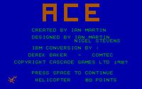 Video Game: ACE Air Combat Emulator