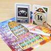 Welcome To The Moon - Each turn players select a pair of symbol and number to write in their board