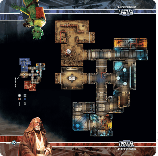 Star Wars Imperial Assault Anchorhead Cantina Skirmish Map Board Game Accessory Boardgamegeek