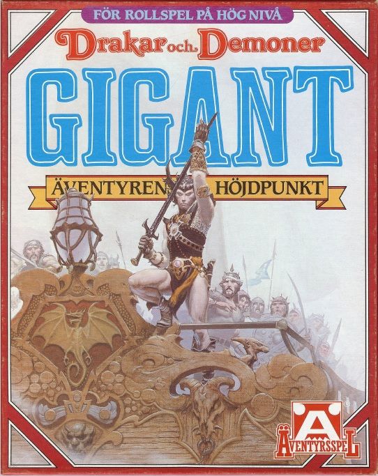 Drakar och demoner: Gigant Fältslagsregler cover art