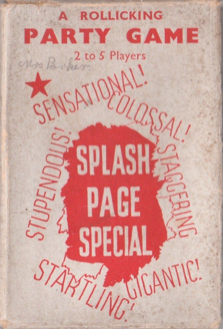 Splash Page Special