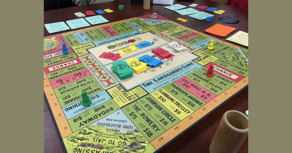 O Monopoly original, The Landlord's Game - Foto: Reprodução