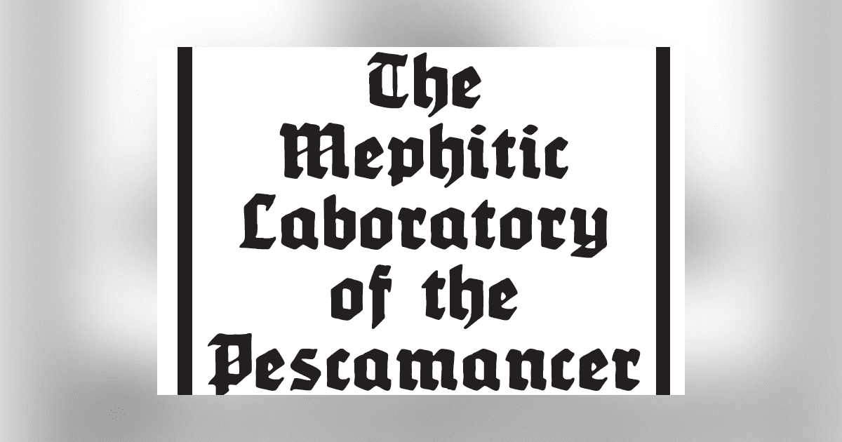 The Mephitic Laboratory Of The Pescamancer | RPG Item | RPGGeek