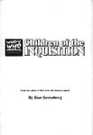 RPG Item: Who's Who Among Vampires: Children of the Inquisition