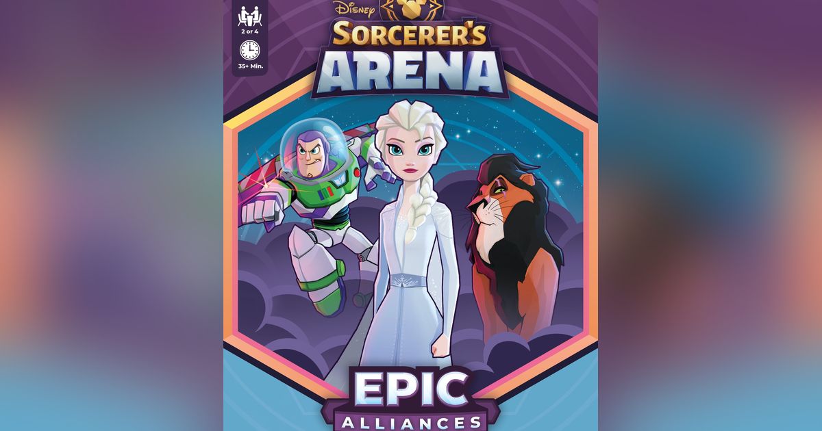 Disney Sorcerer's Arena Epic Alliances Leading the Charge Board