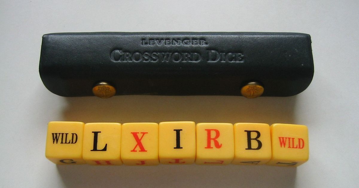 Crossword Dice Board Game BoardGameGeek