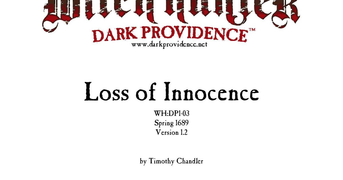 loss of innocence real world examples