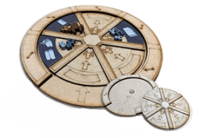Barrage: Meeple Realty Wooden Wheels