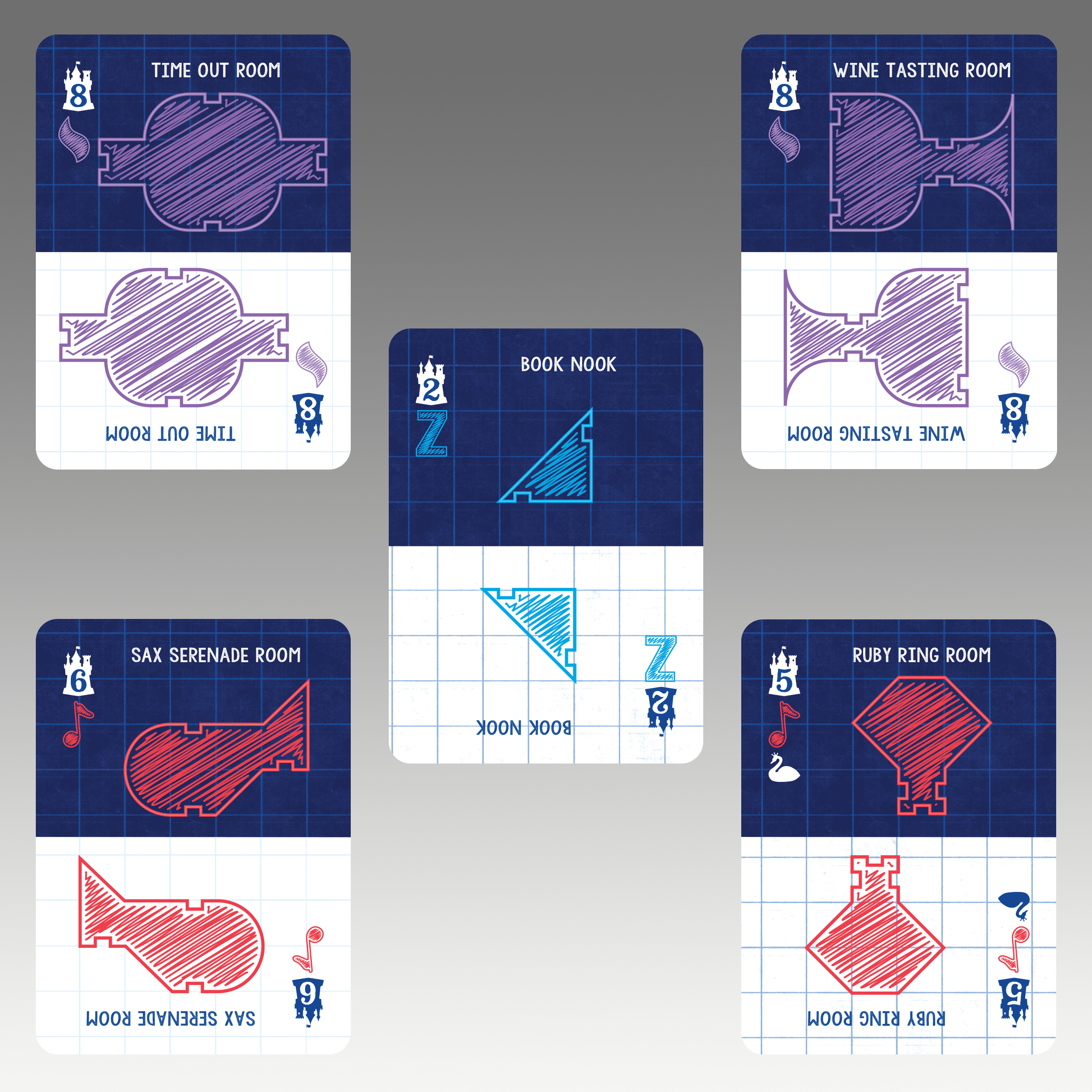 Blueprints of Mad King Ludwig: Promo Card Pack 1