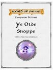 RPG Item: Ye Olde Shoppe