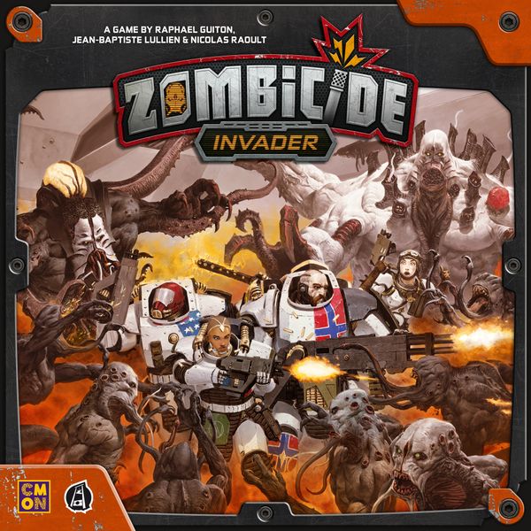 Zombicide:Invader, CMON Limited/Guillotine Games, 2018 — front cover (image provided by the publisher)