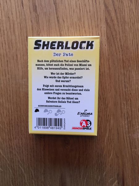 Sherlock Der Pate Image Boardgamegeek