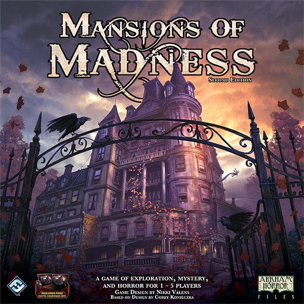 Mansions of Madness: Second Edition, Fantasy Flight Games, 2016 — front cover (image provided by the publisher)