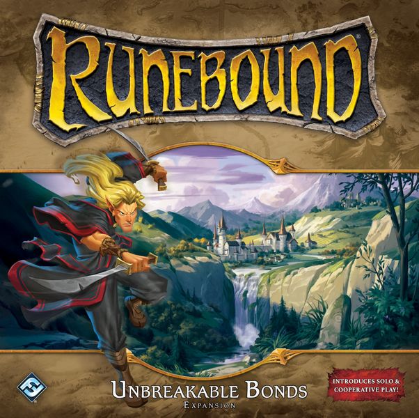 Runebound (Third Edition): Unbreakable Bonds, Fantasy Flight Games, 2017 — front cover (image provided by the publisher)
