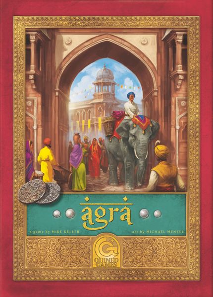 Agra, Quined Games, 2017 — front cover (image provided by the publisher)