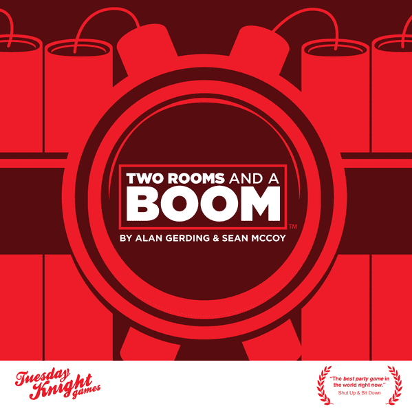 Two Rooms and a Boom First Edition Box Cover