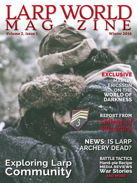 Larp World Magazine Vol 2 Issue 1 Winter 2016 Image