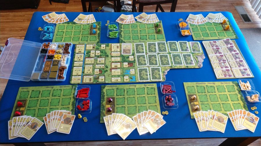 White Agricola Game Upgrade Expansion 